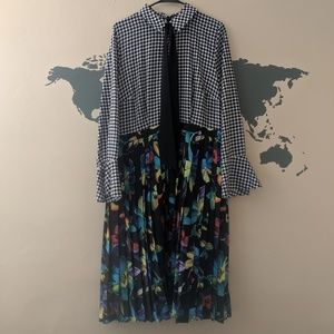 Eloquii Dress with Ribbon Tie